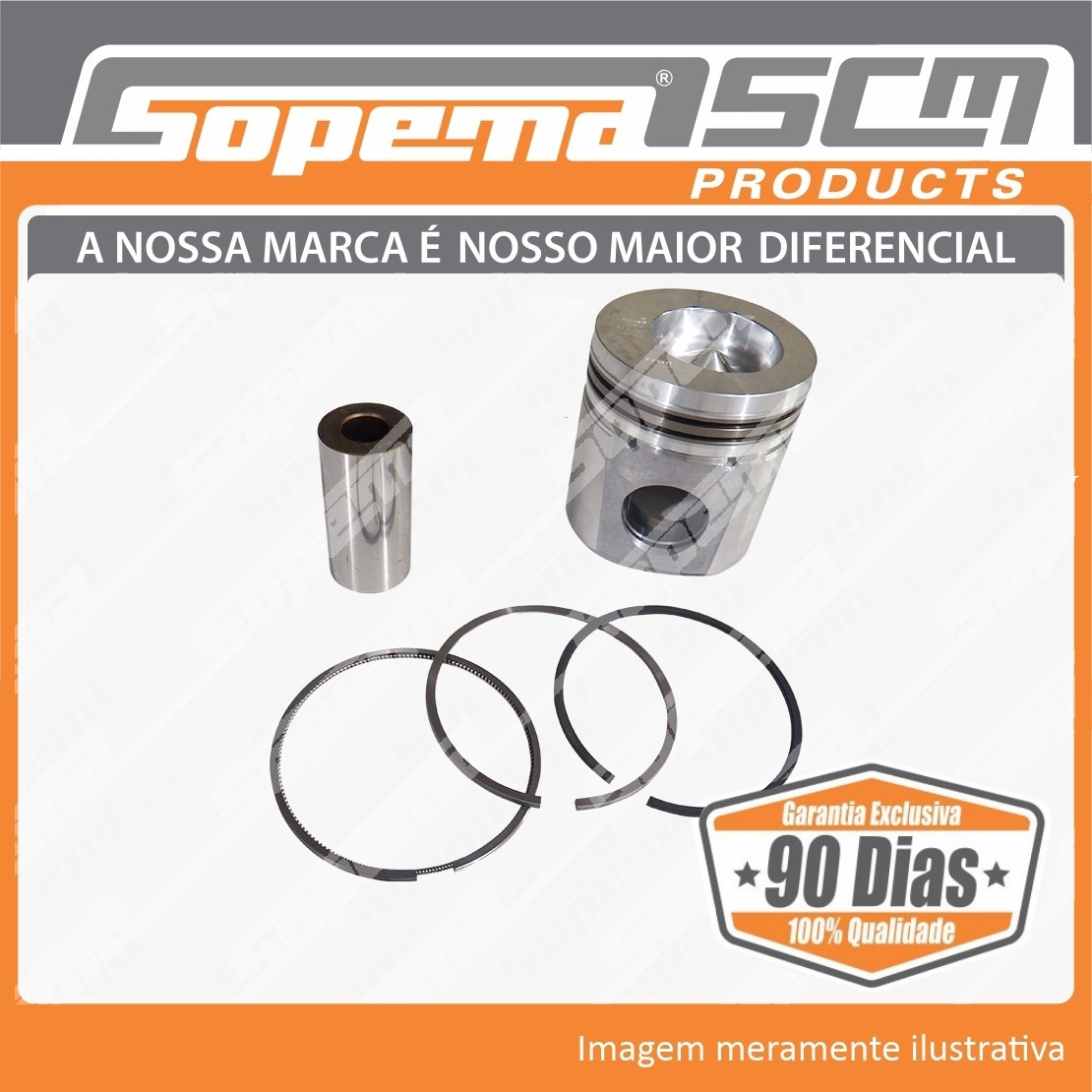 motores, cummins, 6ct, pistao com anel