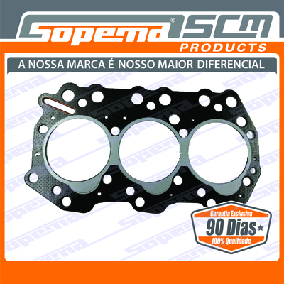 Motor, Motores, Mitsubishi, S3Q2, Junta Cabeçote 3 CIL,  2831274