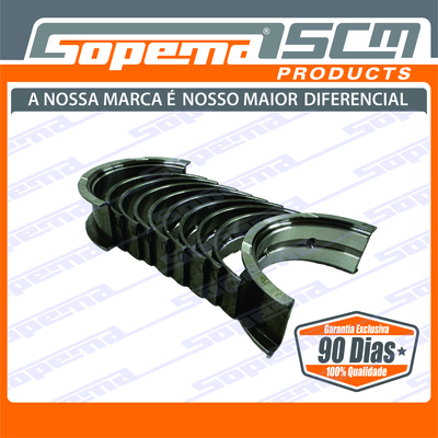 Motor, Motores, Mitsubishi, S3Q2, Jogo de Bronzina de Mancal 010, 2831265