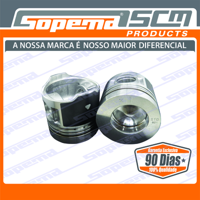 motores, caterpillar, mitsubishi, escavadeira, 320, pistao std s/pino e trava, 2977750