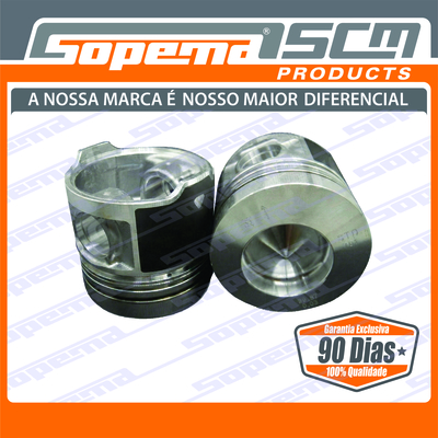 motores, caterpillar, escavadeira, mistubishi, pistao std c/pino e trava, 2254284