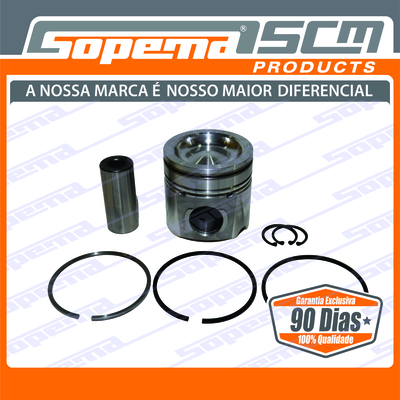 motor cummins. qsb4.5, pistao com anel, 4955160