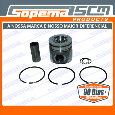 motor cummins. qsb6.7, pistao com anel, 4955520