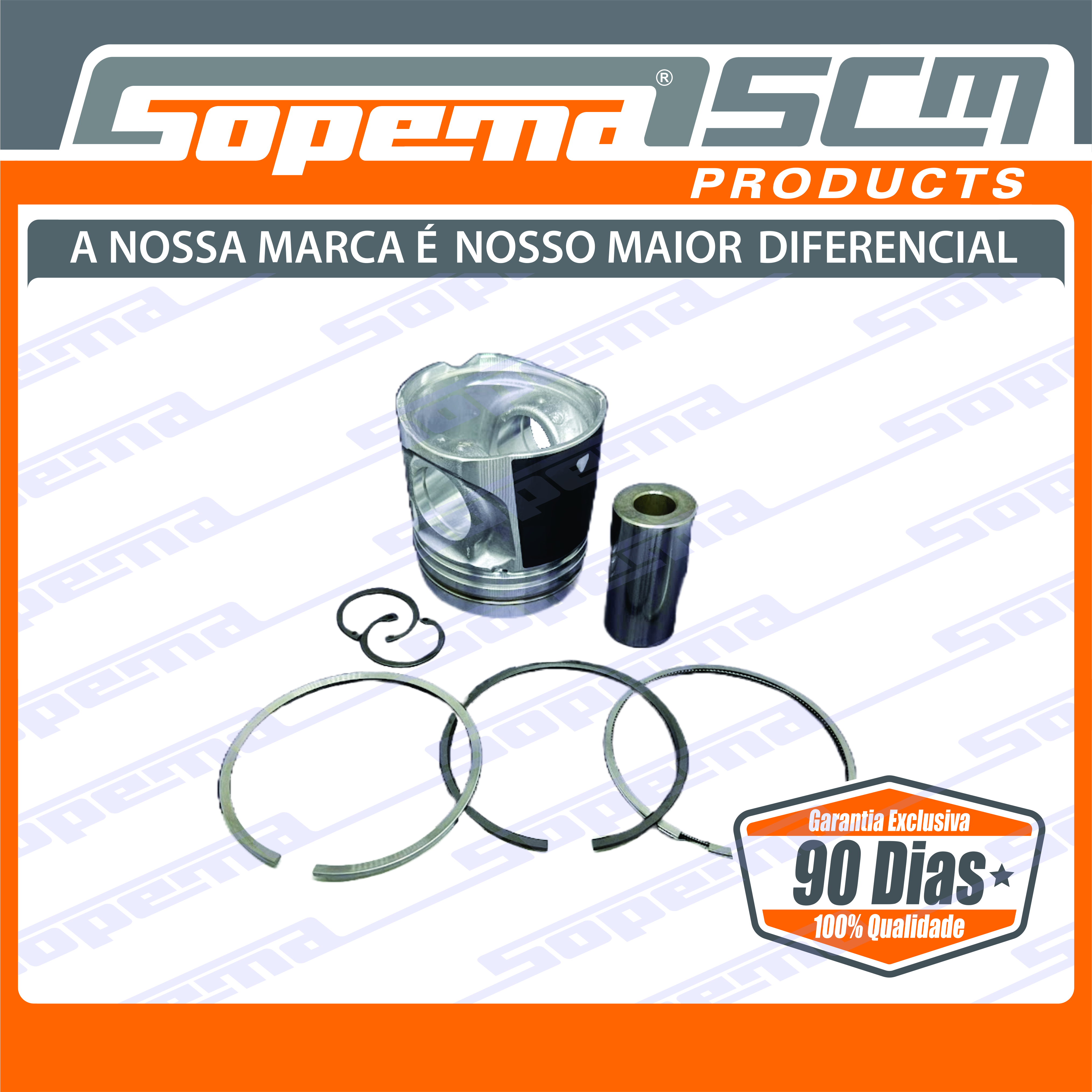 motor ,motores, caterpillar, c7.1, Pistao C/Anel, 4751532