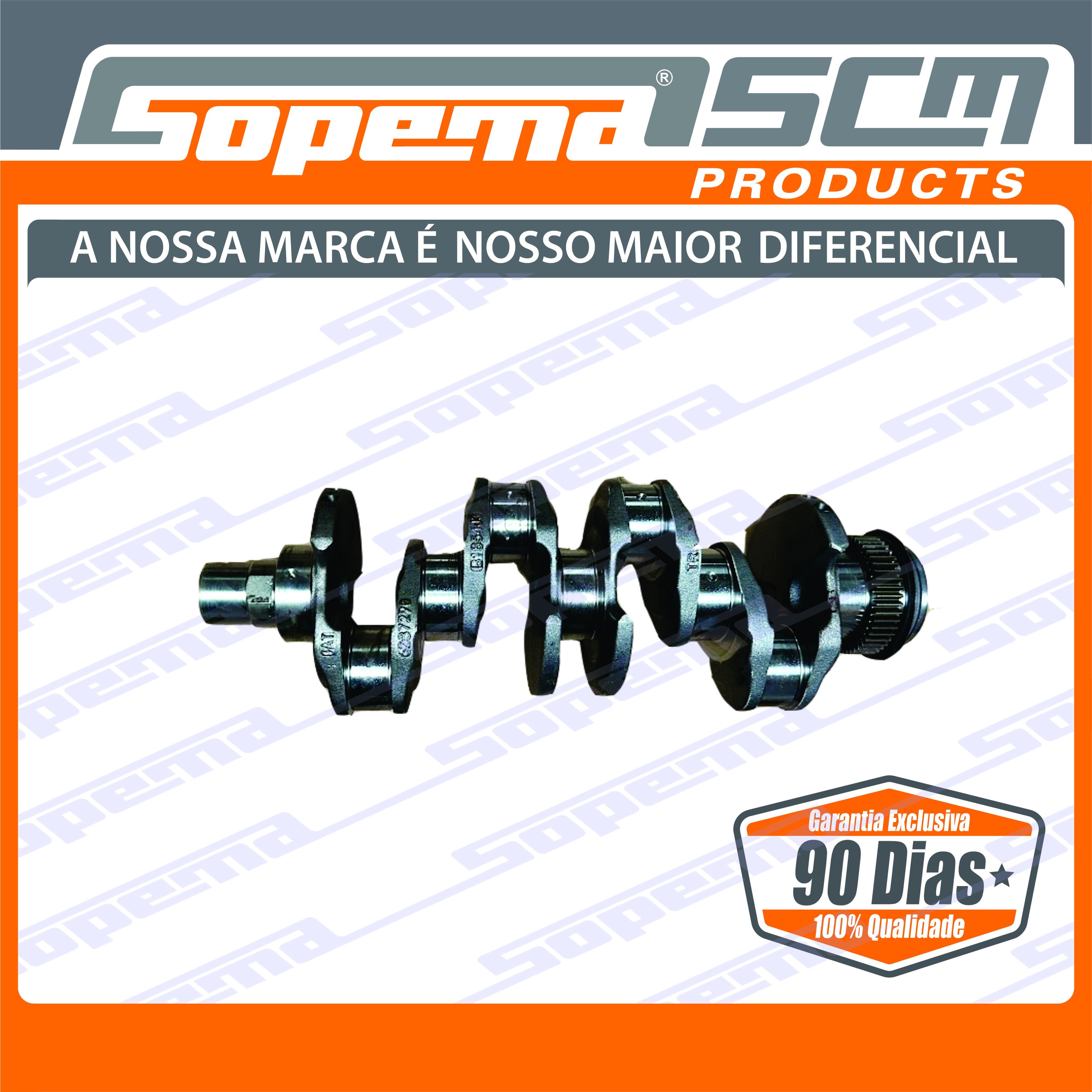 Motor, motores, Virabrequim, C3.6, 5076092